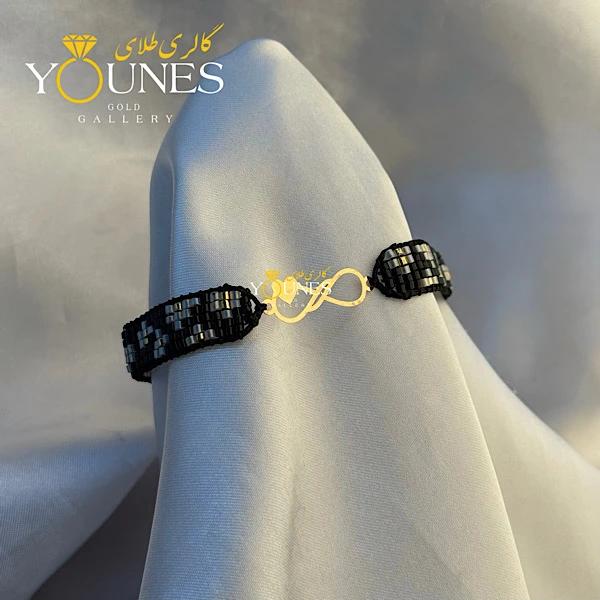 دستبند میوکی قلب بینهایت طلا